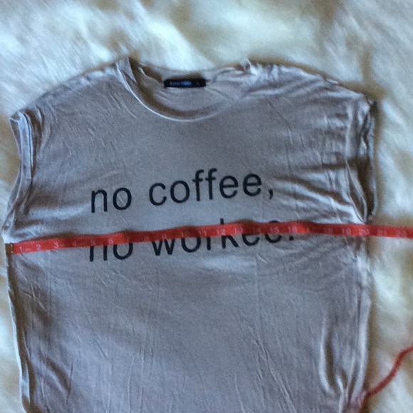 Beau Tissu “No Coffee, No Workee” T-Shirt - Size M - Picture 6 of 9